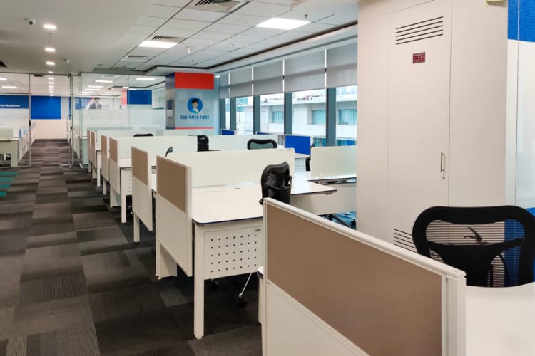 Privacy-focused individual cubicle workstations